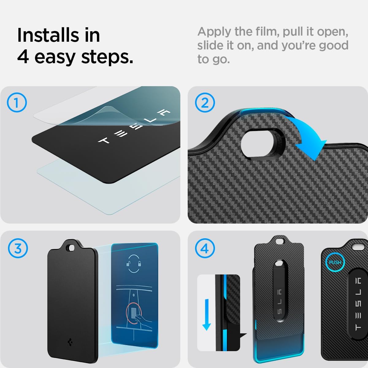 Key Card Holder for Tesla