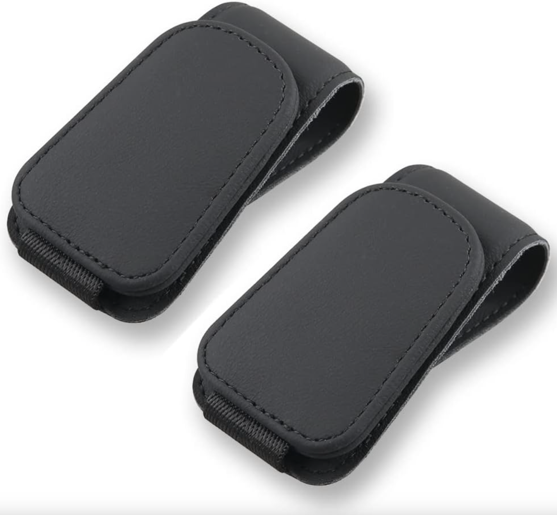 Magnetic Leather Sunglass Holder for Car Visor