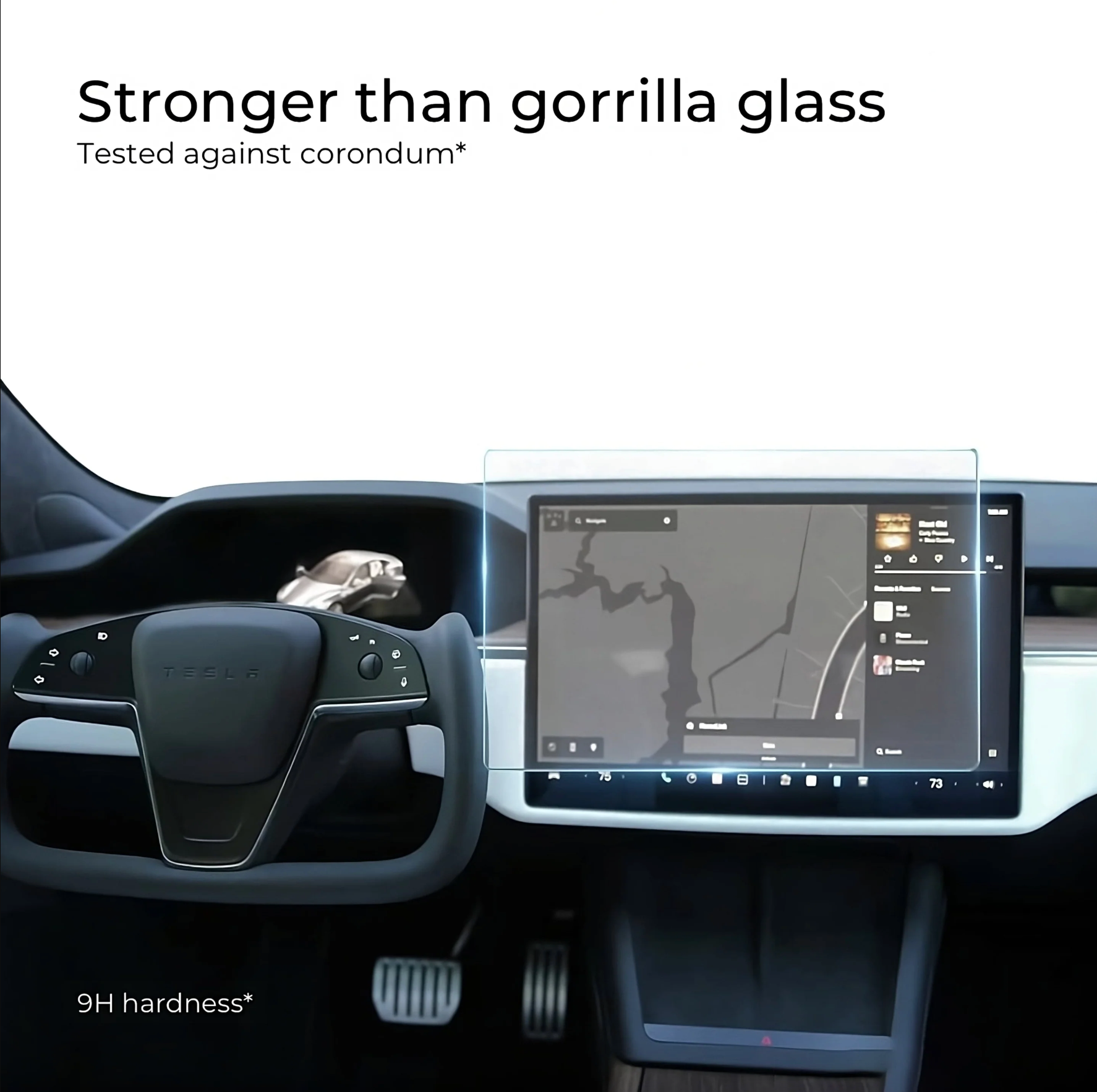 واقي شاشة لسيارة Tesla Model 3 &amp; Y